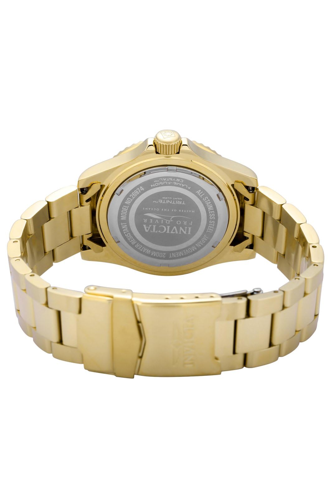 Relógio Invicta Pro Diver 26974 Em Aço Inoxidável Dourado/azul