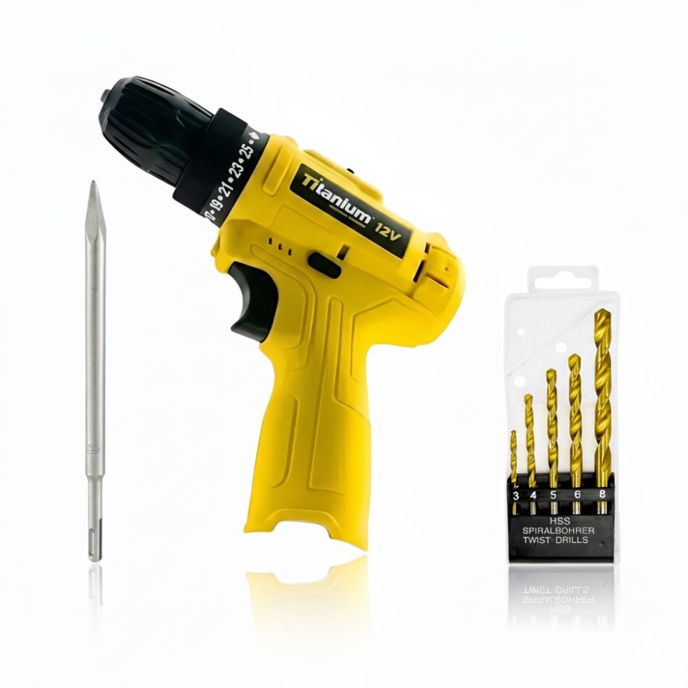 Parafusadeira 12v Special Edition 06238 - Titanium + Kit