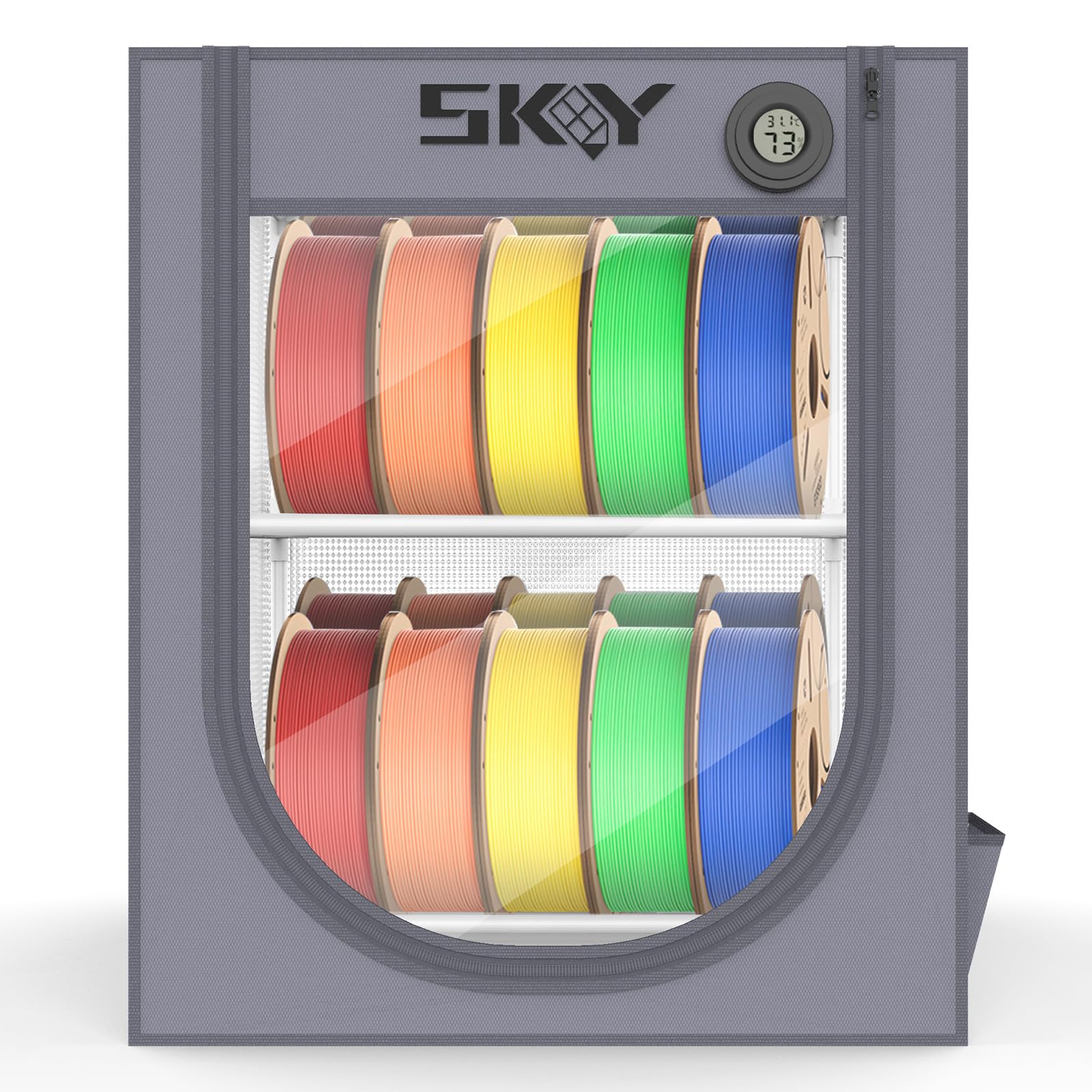 Caixa De Armazenamento De Filamentos Para Impressora 3d Com Higrotermógrafo