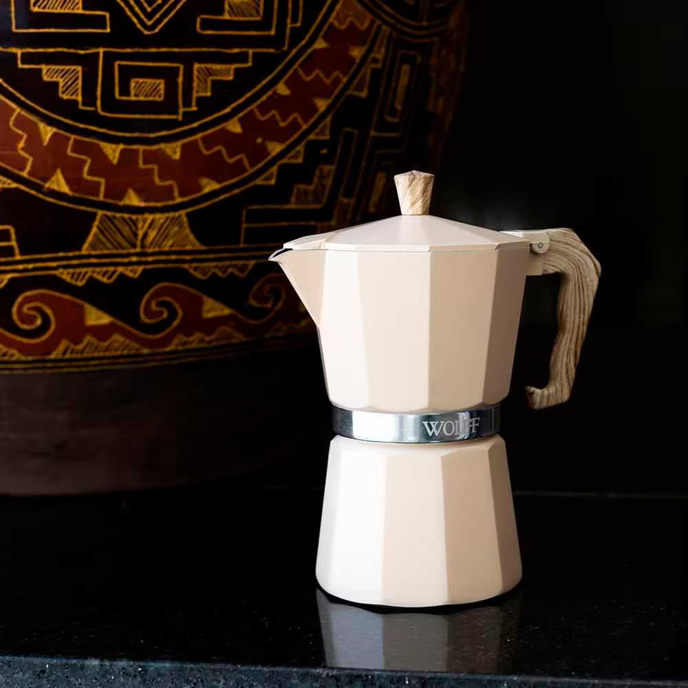 Cafeteira Italiana Em Alumínio 6 Doses Wolff