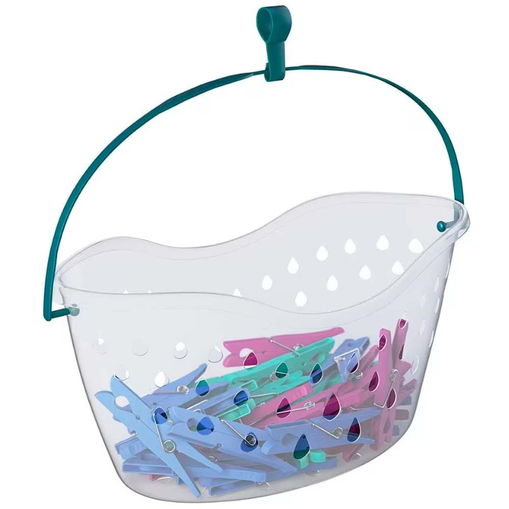 Cesto De Prendedores Compact 48 Peças Flashlimp