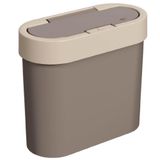 Lixeira Flat 2,8 Litros Warm Gray - 17003-0334 - Coza