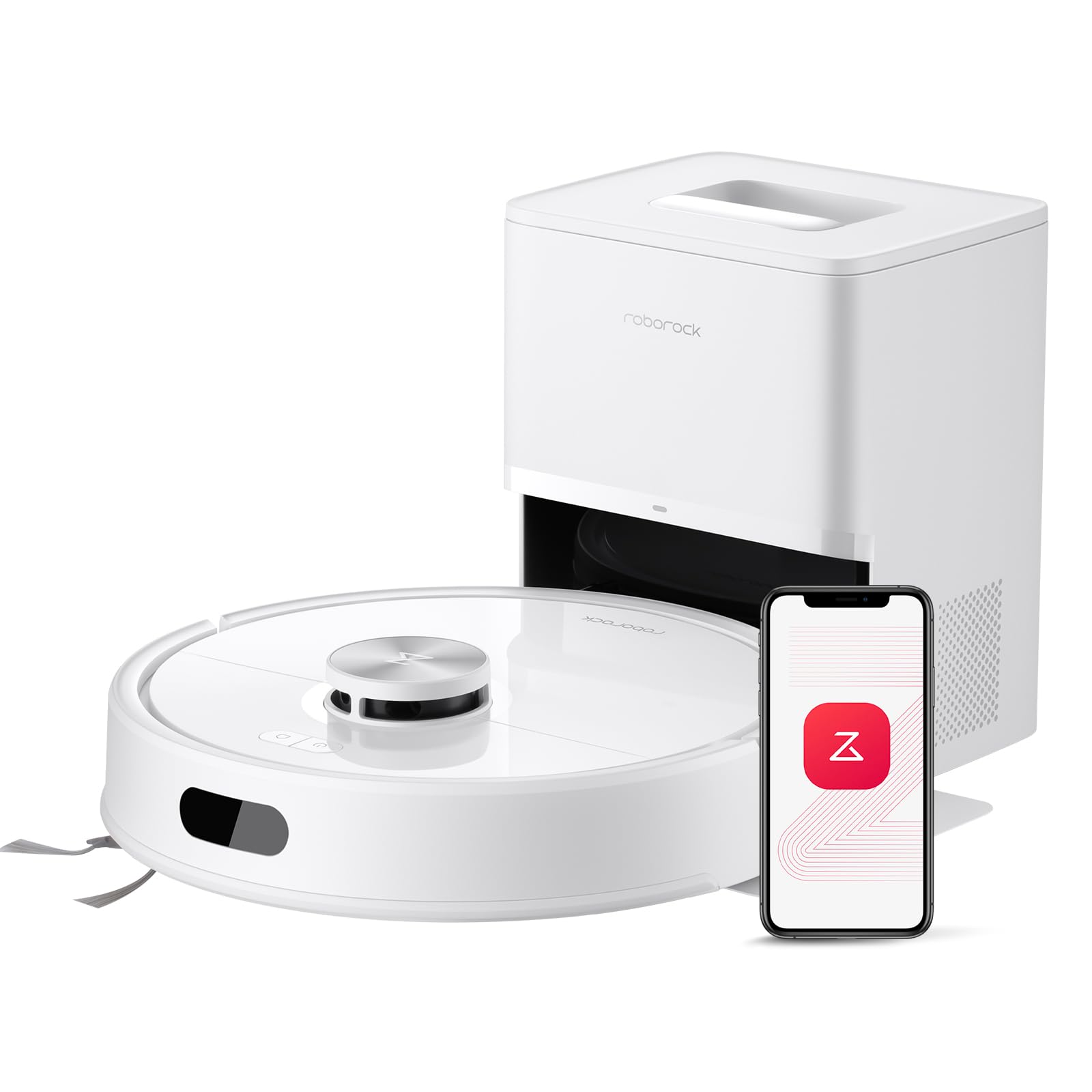 Aspirador De Pó Robô Roborock Q7 M5+ 10000pa Suction White