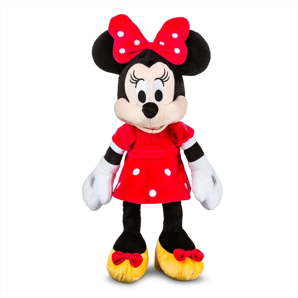Minnie De Pelúcia Com Mecanismo Com Luz E Som 40cm Multikids - Br2348