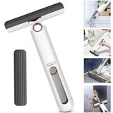 Mini Mop Giratório Limpa Vidro Casa Ajustável Prático