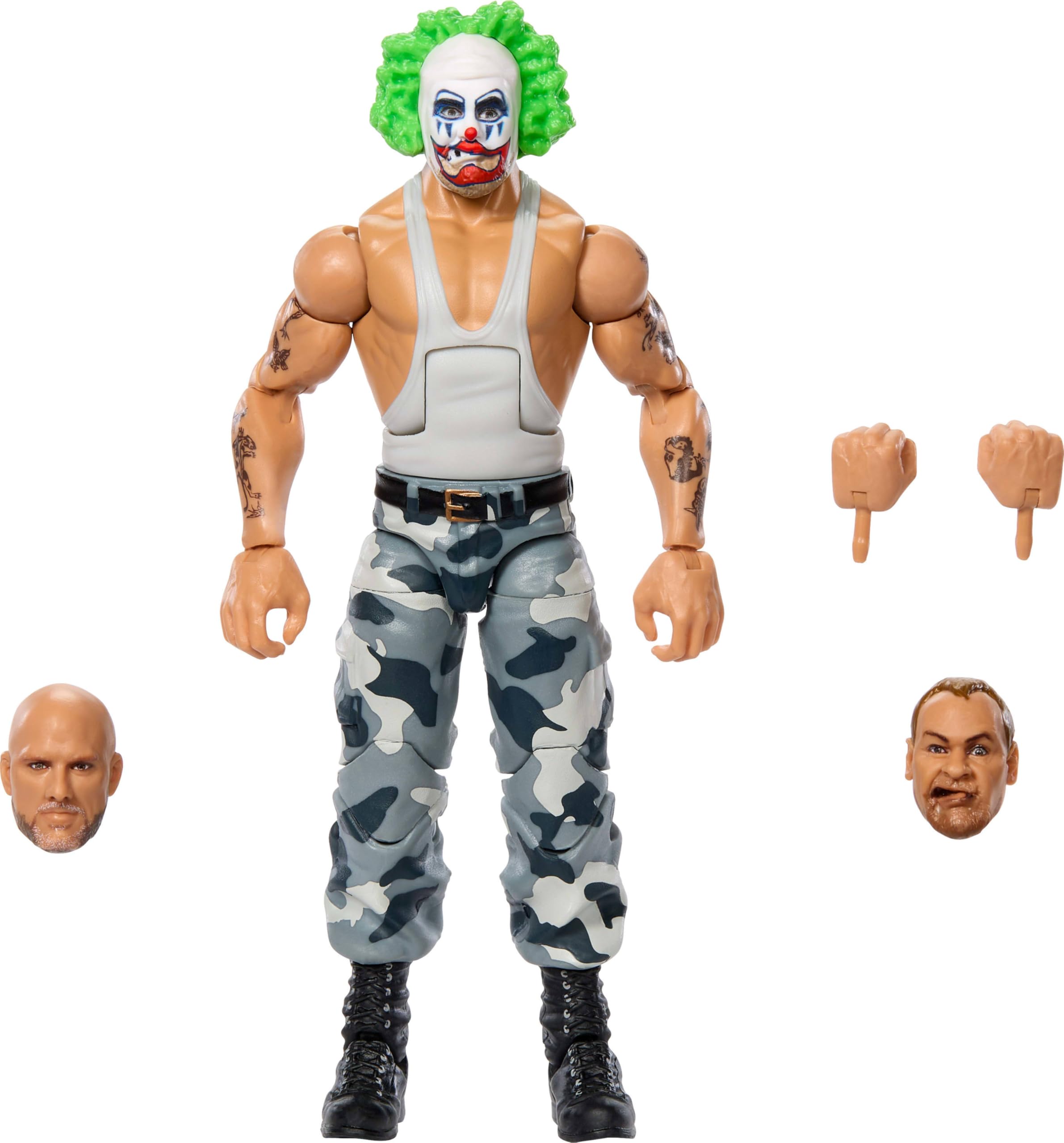 Boneco De Ação Mattel Wwe Elite Collection Bushwhacker Luke