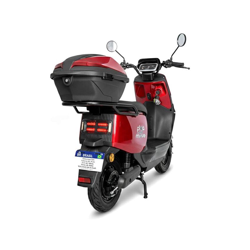 Scooter Eletrica - Neon 1000w Lithium - Vermelha - Plug And Move - imagem 3