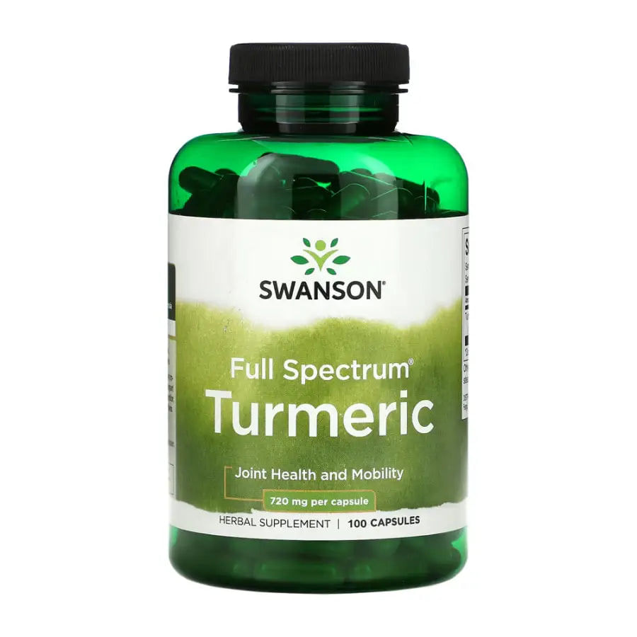 Complément Alimentaire Swanson Curcuma 720mg - 100 Capsules, Neuf Sous Blister