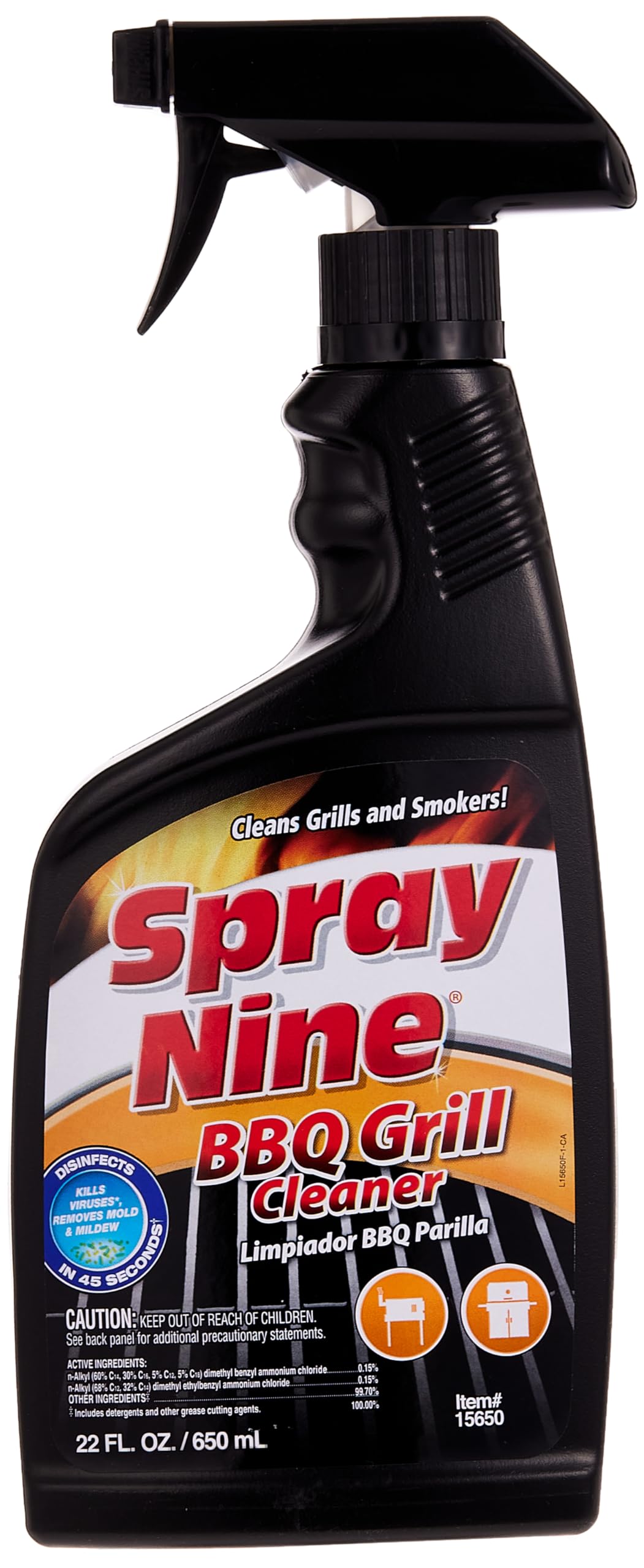 Limpiador Para Parrilla Spray Nine Bbq 650 Ml