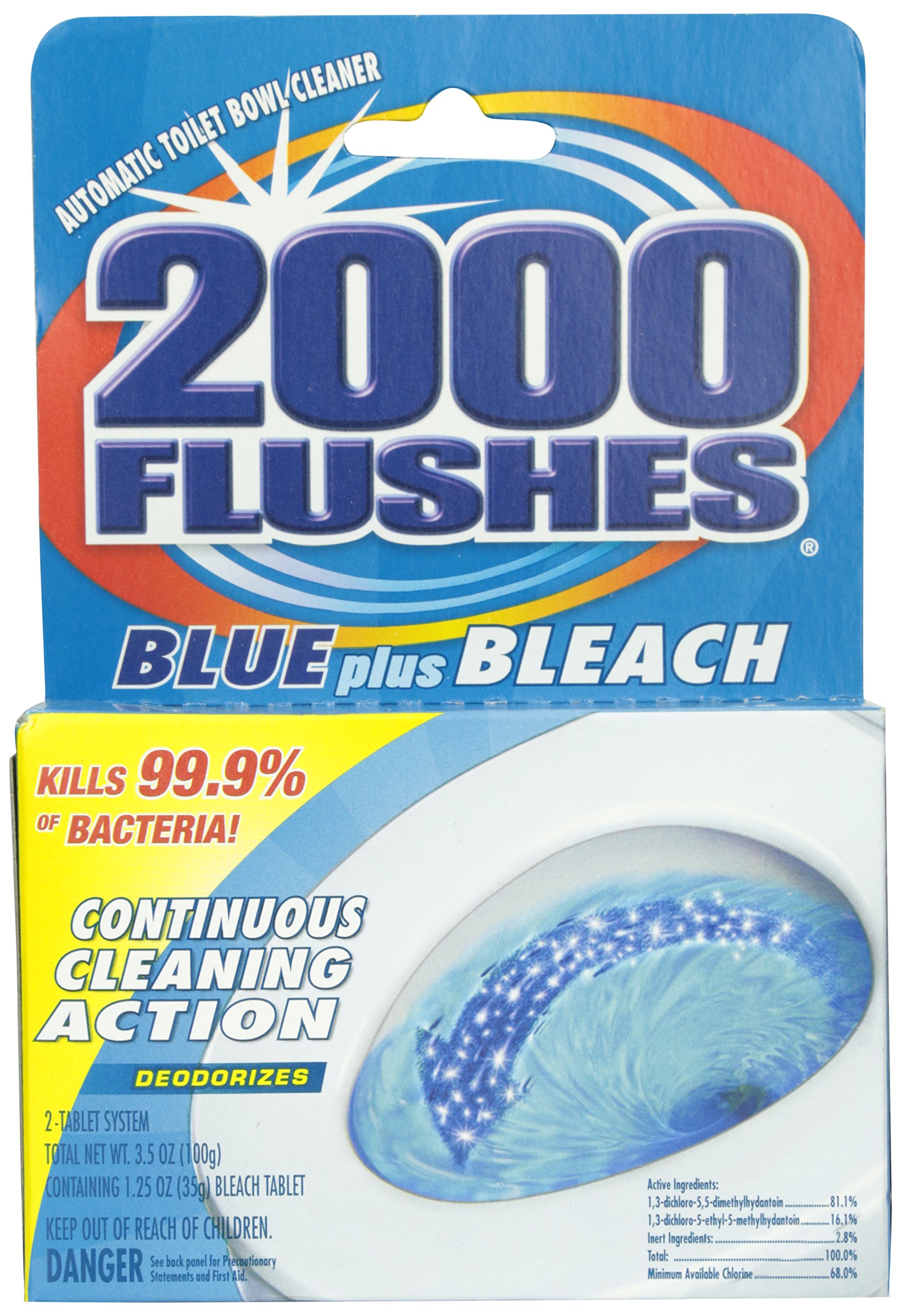 Agente De Limpeza 2000 Flushes Blue Plus Bleach 100 G