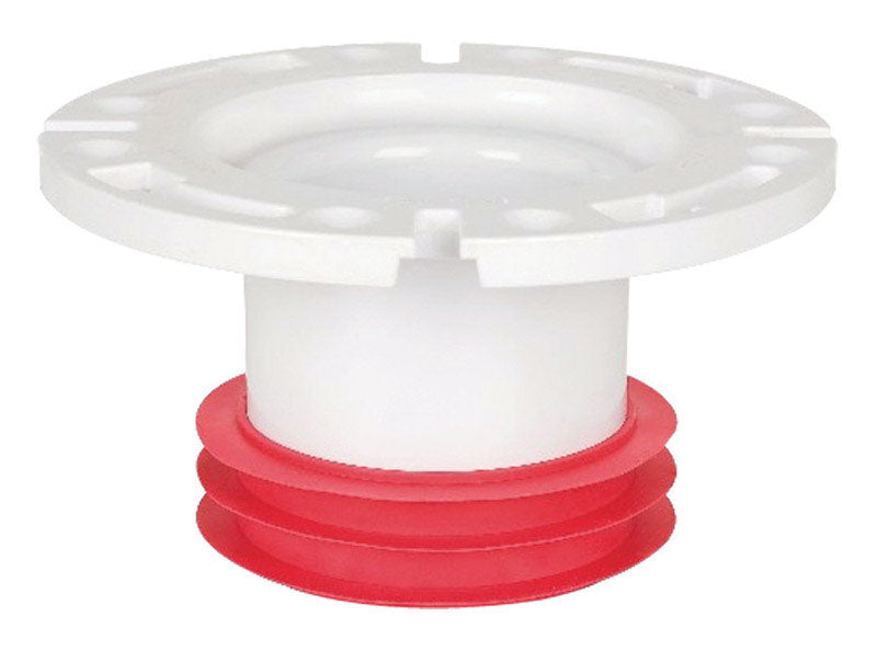 Flange De Armário Aberto Sioux Chief Push-tite Pvc De 4 Polegadas