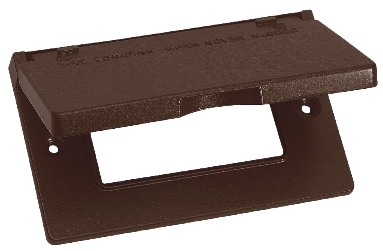 Cubierta Para Gfci Horizontal Para Placa De Pared Sigma Engineered Solutions 14249br En Bronce