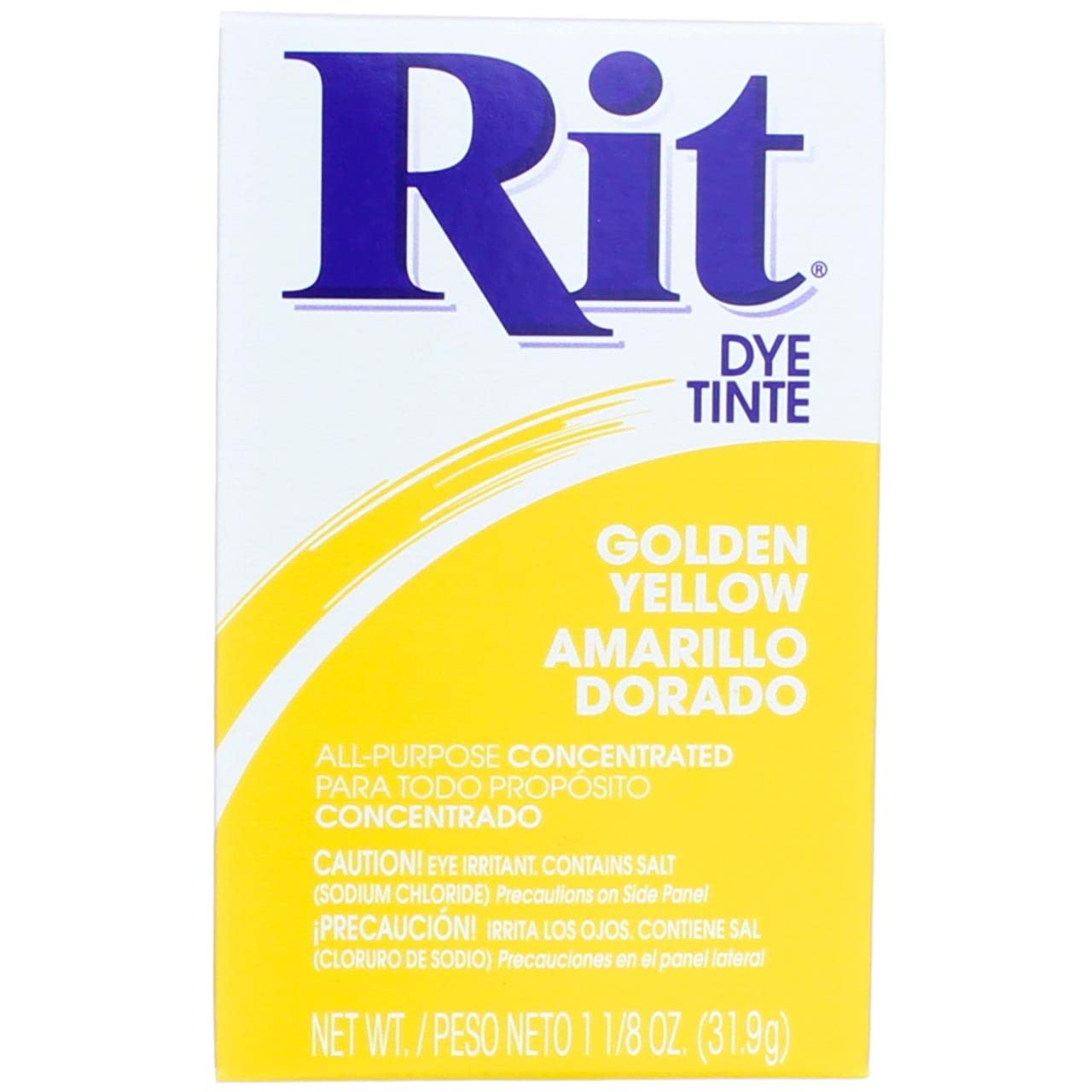 Dye Rit Powder, Amarelo Dourado, Multiuso, 454g