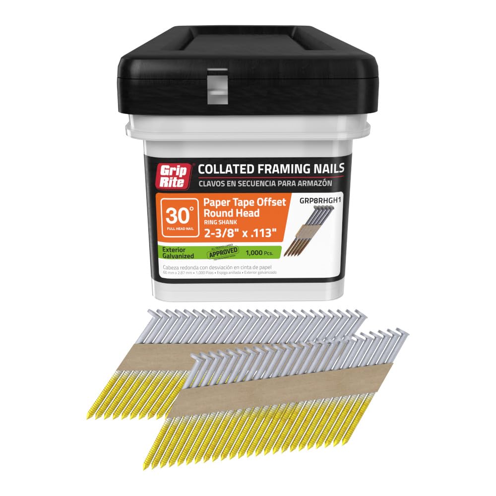 Framing Nails Grip-rite Grp8rhgh1 60 Cm Exterior Galvanizado