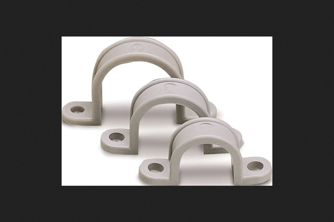 Alça De Conduíte Gardner Bender Gcc-220 1,05 Polegadas, 20 Unidades, Cinza