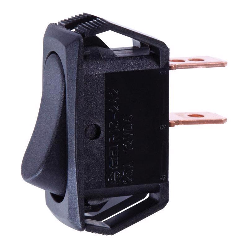Interruptor Automotivo/marítimo Jandorf 25a Single Pole Rocker Preto