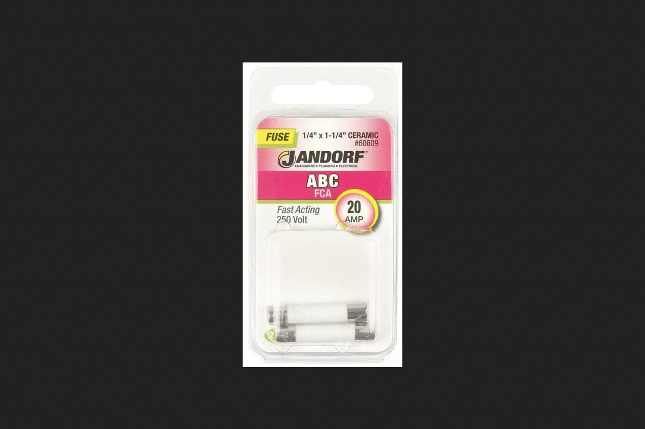 Fusível Jandorf Abc 20a 250v De Ação Rápida