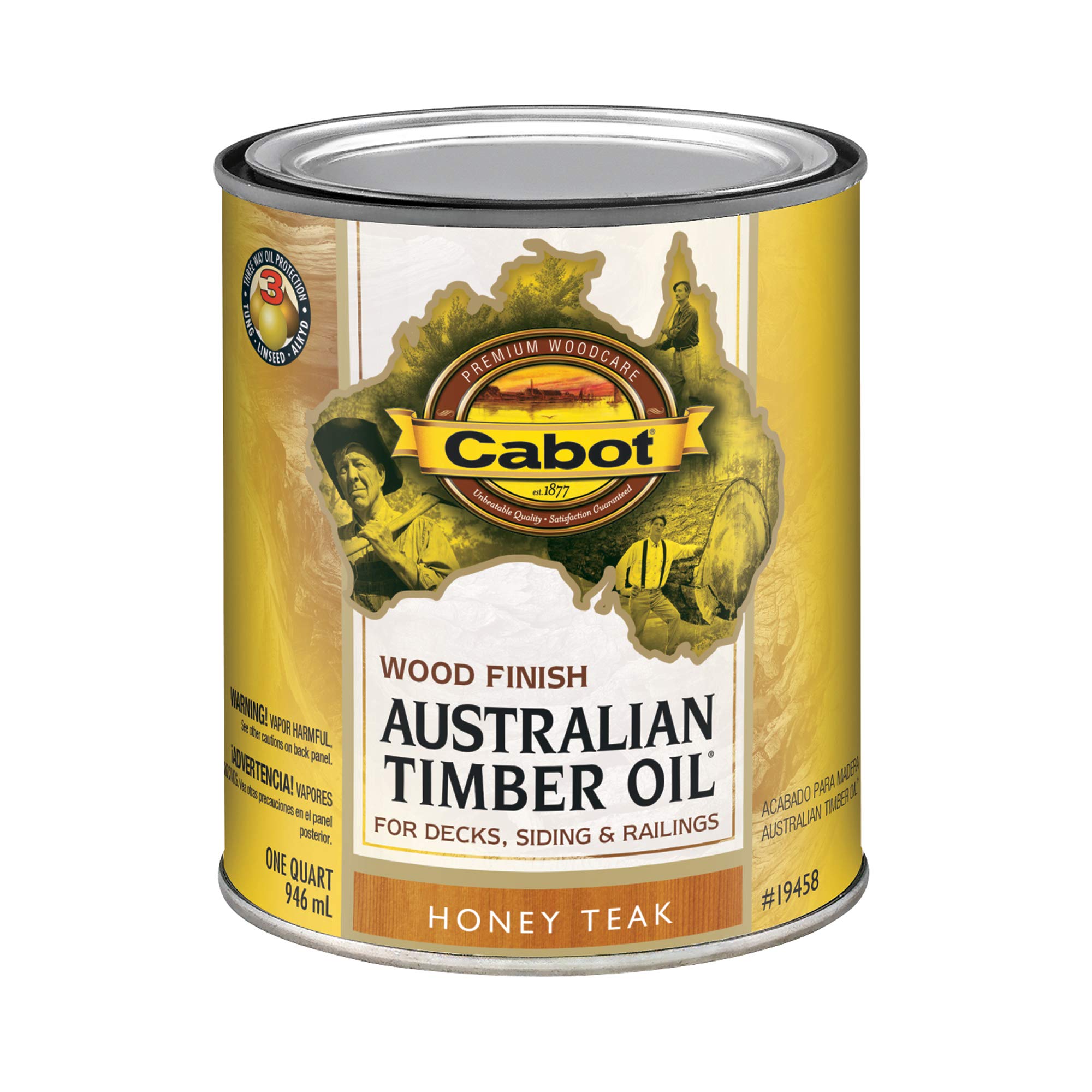 Mancha E Protetor De Madeira Cabot Australian Timber Oil 1l