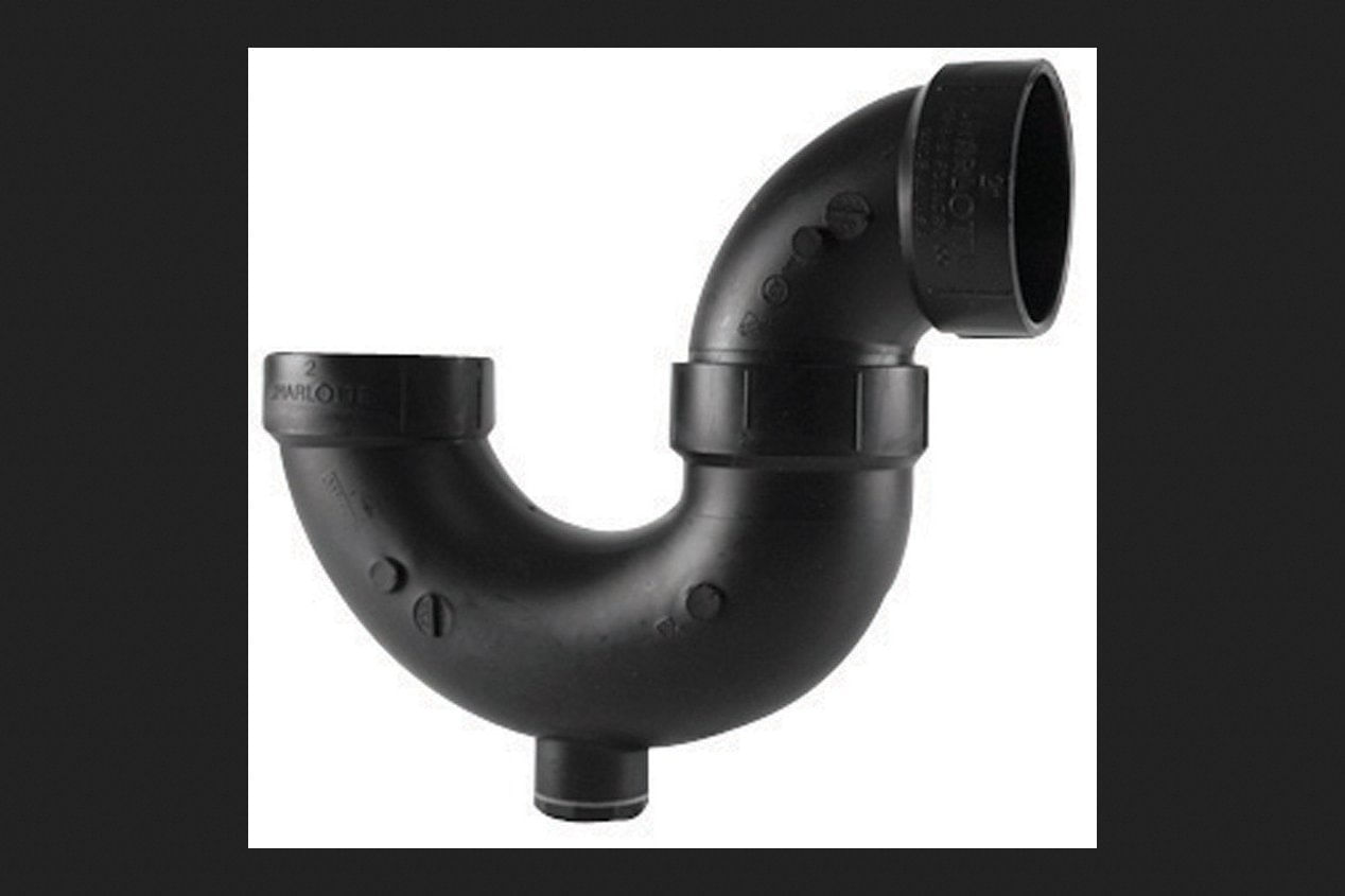 Pvc Charlotte Pipe Schedule 40 Abs 2" P-trap Com Limpeza