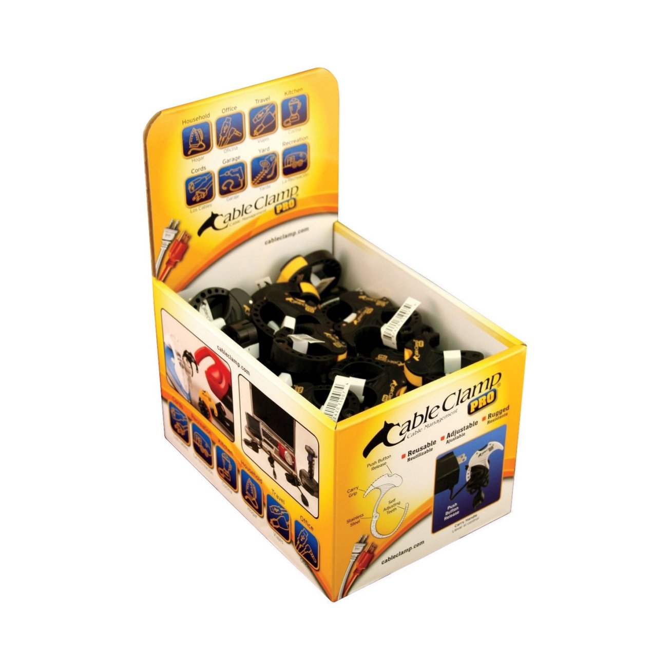 Braçadeiras De Cabo Cable Clamp Pro Sm 50 Count