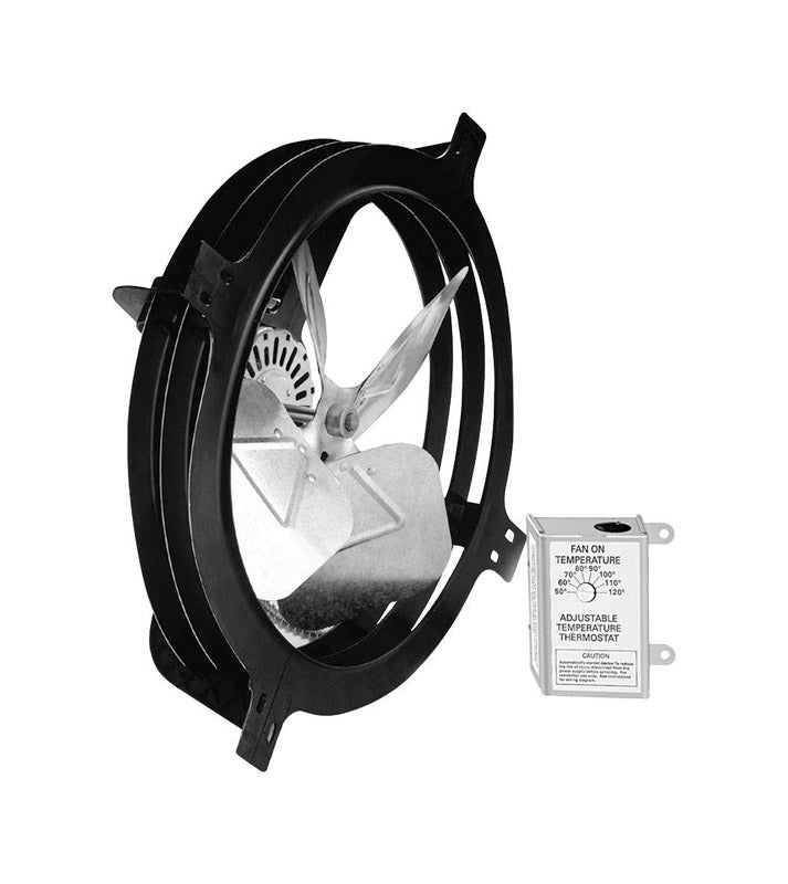 Ventilador De Ar Gable Mount Power Vent 46,5x46,5x19x38cm De Plástico/aço