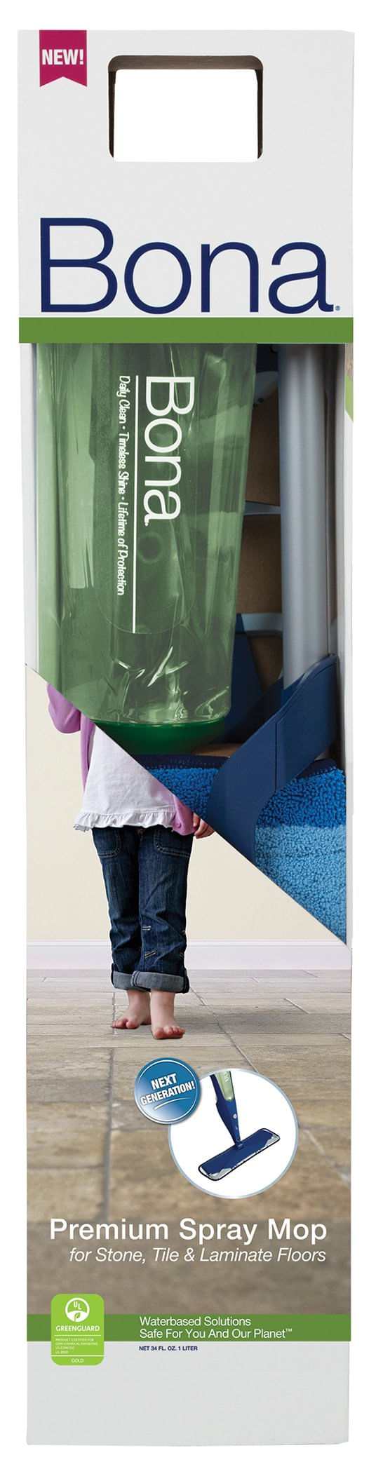 Mop Bona Wm710013498 Spray Mop Stone Tile 1l
