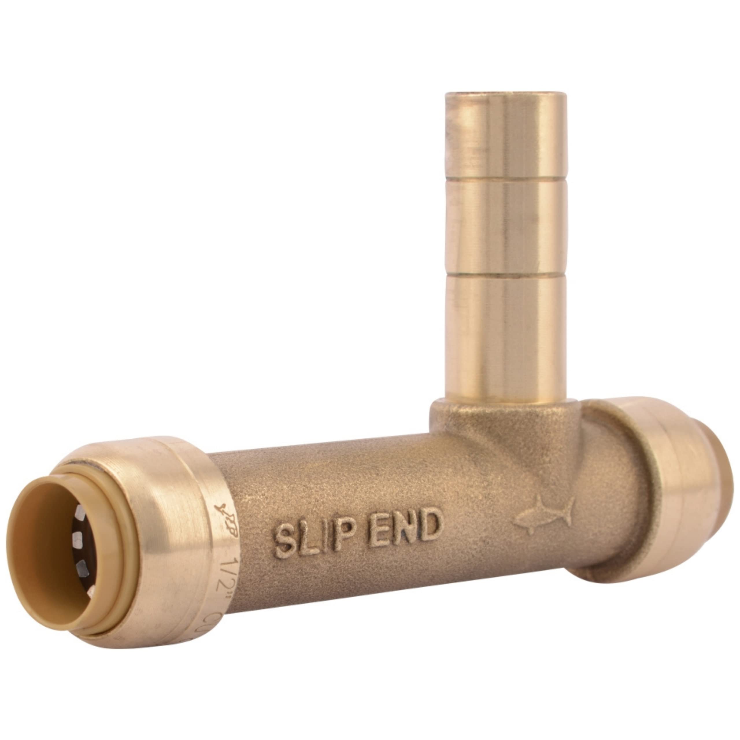 Adaptador Sharkbite U4482lfa Brass Push Slip Tee 1/2" Cts