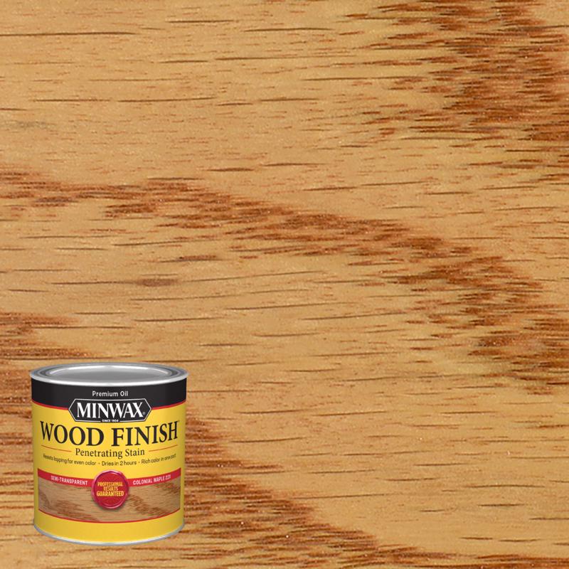 Wood Stain Minwax Wood Finish Semitransparente Colonial Maple