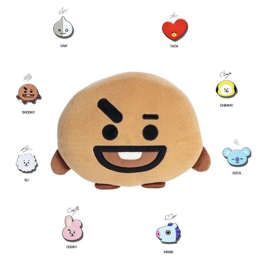 Manta Com Almofada Bt21 Presente K-pop Bts Perfeito Shooky Suga