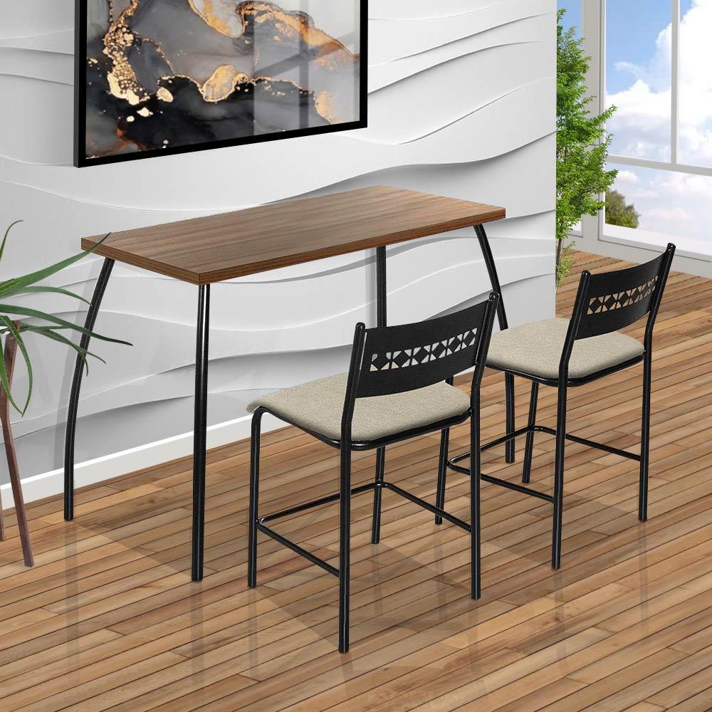Jogo De Cozinha 2 Cadeiras Gramado Jantar Em Fibra Sintética Cadeira Para  Área Externa E Interna. - Carrefour