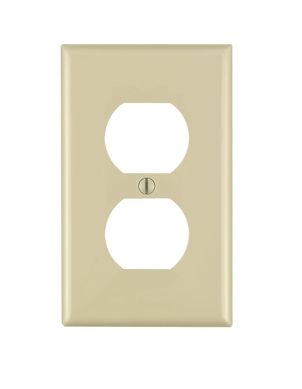 Placa De Parede Leviton 1-gang Duplex Device Receptacle Ivory