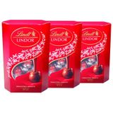 Kit Bombons De Chocolate Suiço 3 Caixas De 75G - Lindor