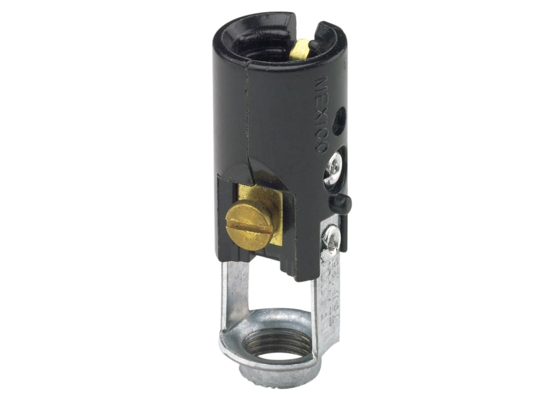 Soquete De Lâmpada Leviton 041-10025 Candelabra Base Keyless