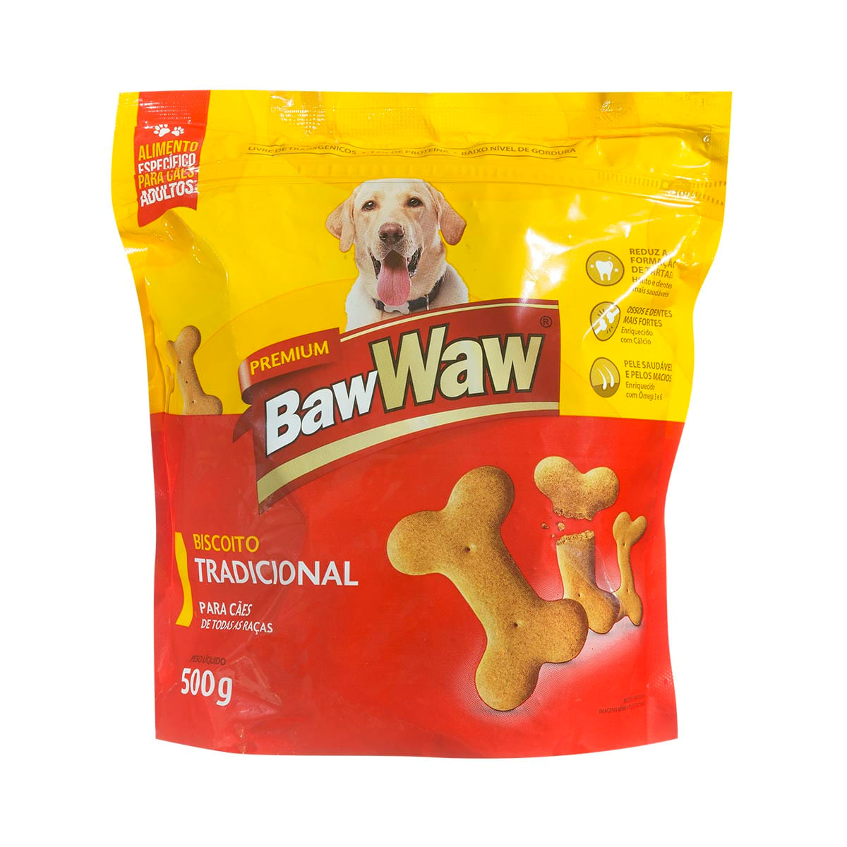 Biscoito para Cães Baw Waw Tradicional 500g
