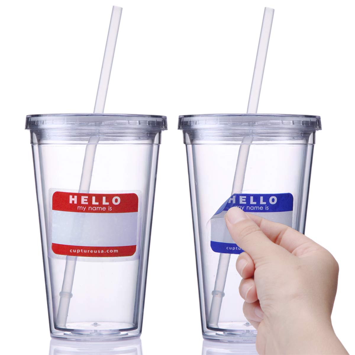 Tumbler Cup Cupture Classic Isolated 710 Ml, Pacote Com 2 Canudos