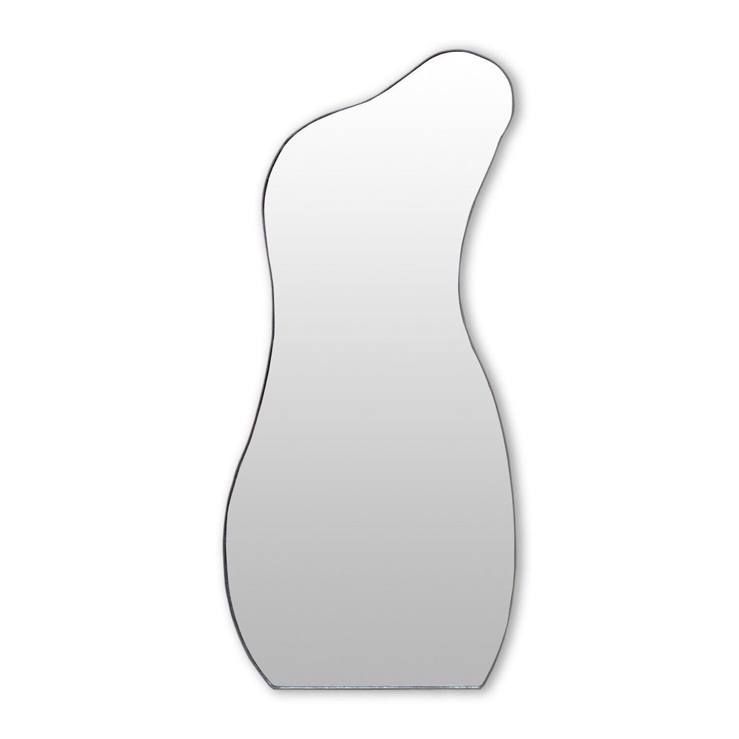 Espelho Decorativo Abstrato Curva 170x70cm De Parede Para Sala Cozinha Banheiro