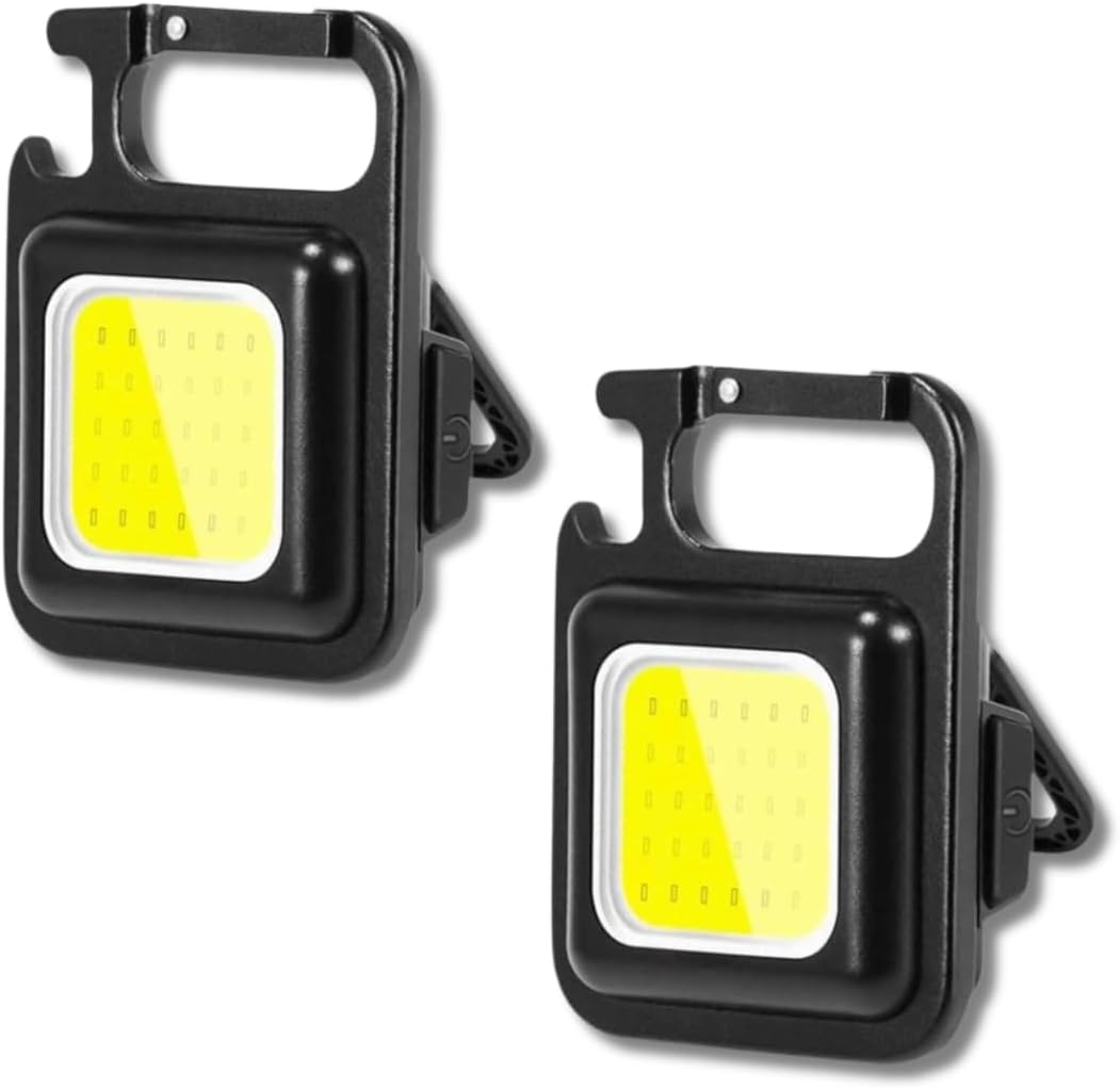 Kit 2ultra Lanternas Refletor Led Potente 3 Modos De Luz Multifuncional 6 Em 1 Chaveiro Abridor De Garrafas Pesca