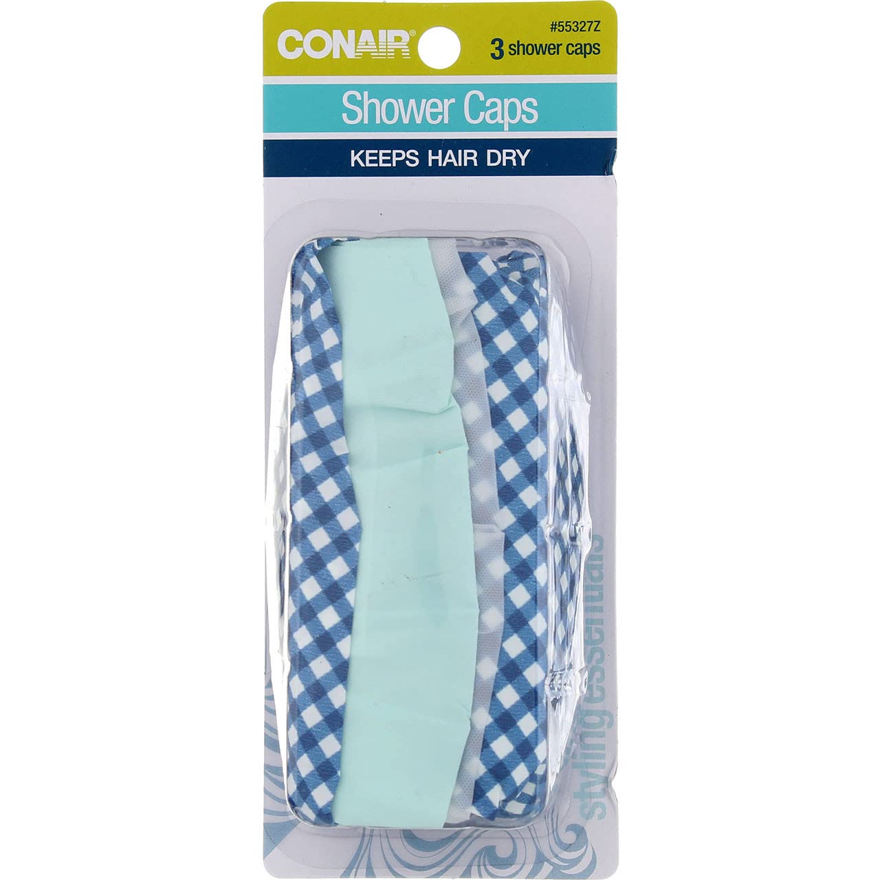 Touca De Banho Conair 55327z Em Cores Pastel Sortidas, Pacote Com 3