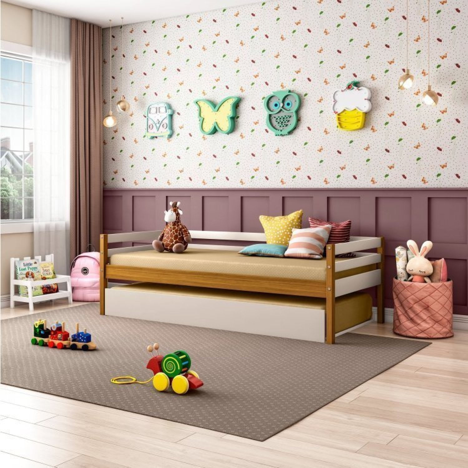 Bicama Solteiro Juvenil Prime Casatema Fendi/mel