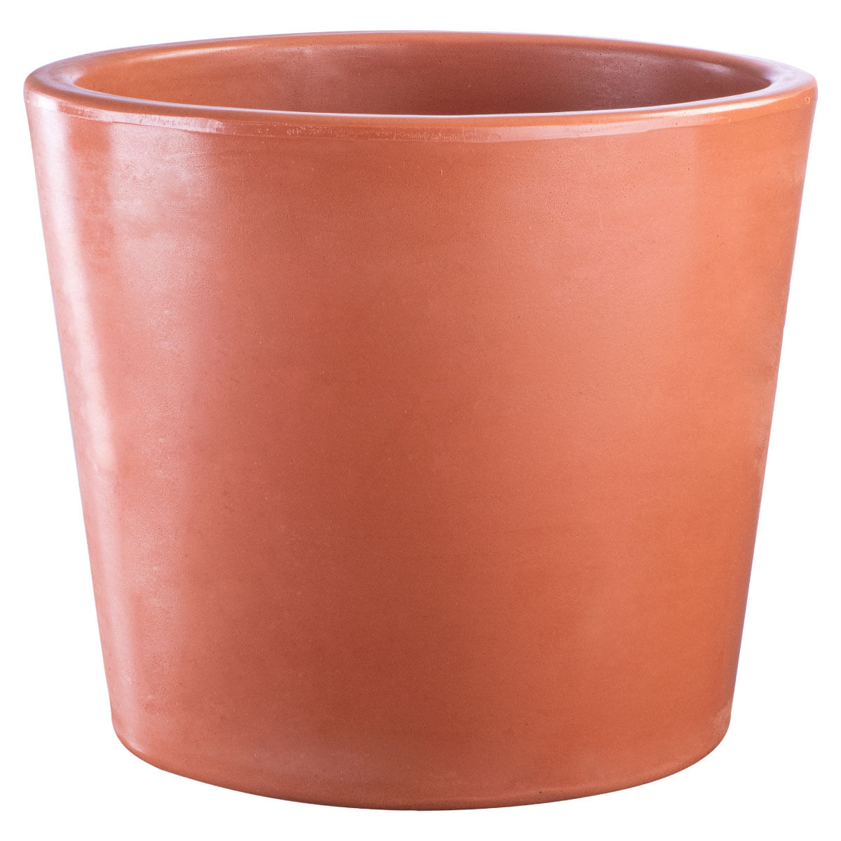 Vaso Reto Badi Terracota 54 Polietileno Afort