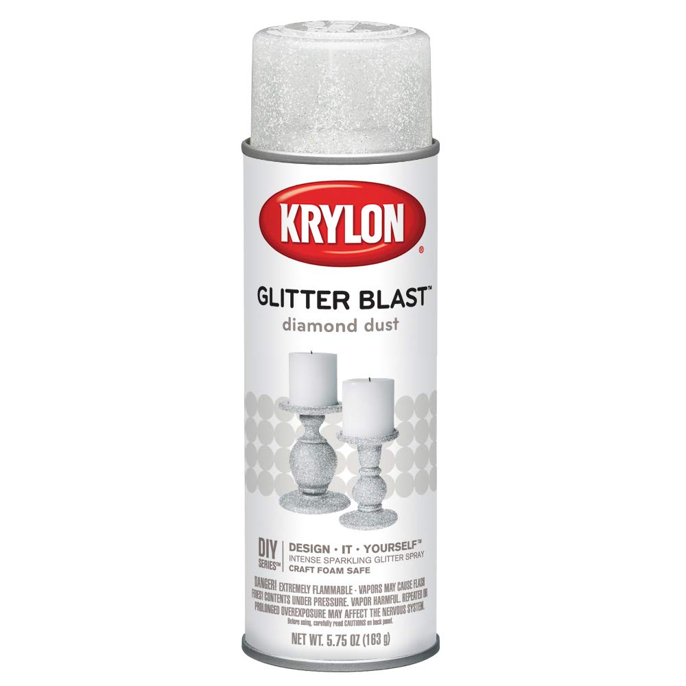 Tinta Spray Com Glitter Krylon Glitter Blast Diamond Dust 170 Ml
