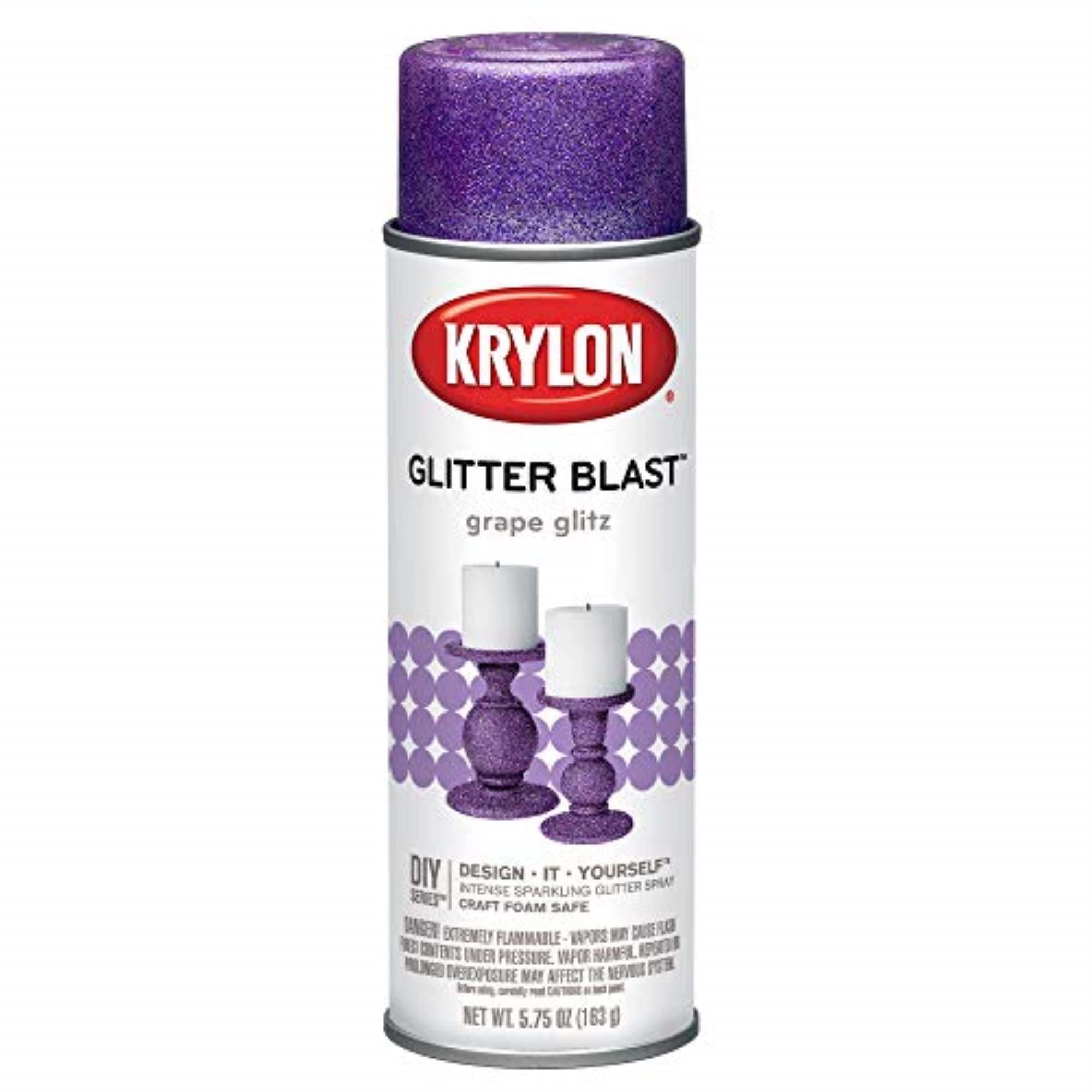 Paint Krylon K03813a00 Glitter Spray Roxo 170 Ml