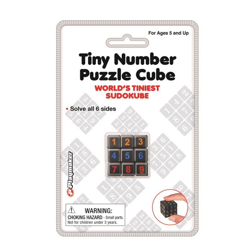 Puzzle Cube Playmaker Toys Tiny Number Plastic Multicolor