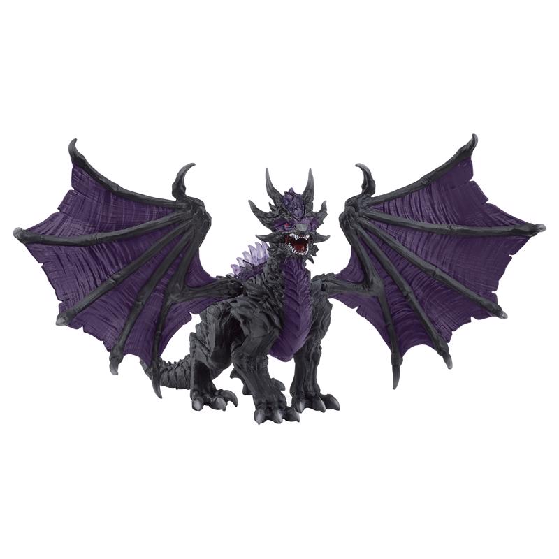 Estatueta Schleich Eldrador Shadow Dragon Preto/roxo X2