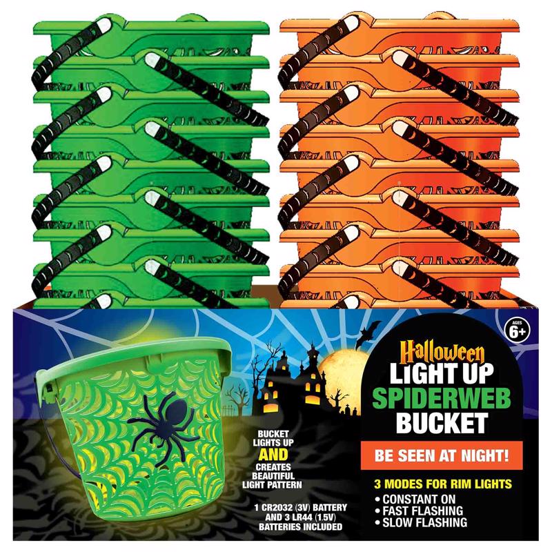 Pacote De Plástico De Halloween Bucket Magic Seasons (pacote Com 24)