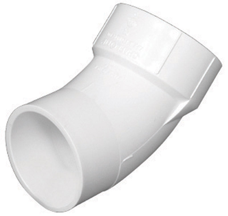 Pvc Street Elbow Charlotte Pipe Schedule 40 Pvc De 4 X 4 Polegadas