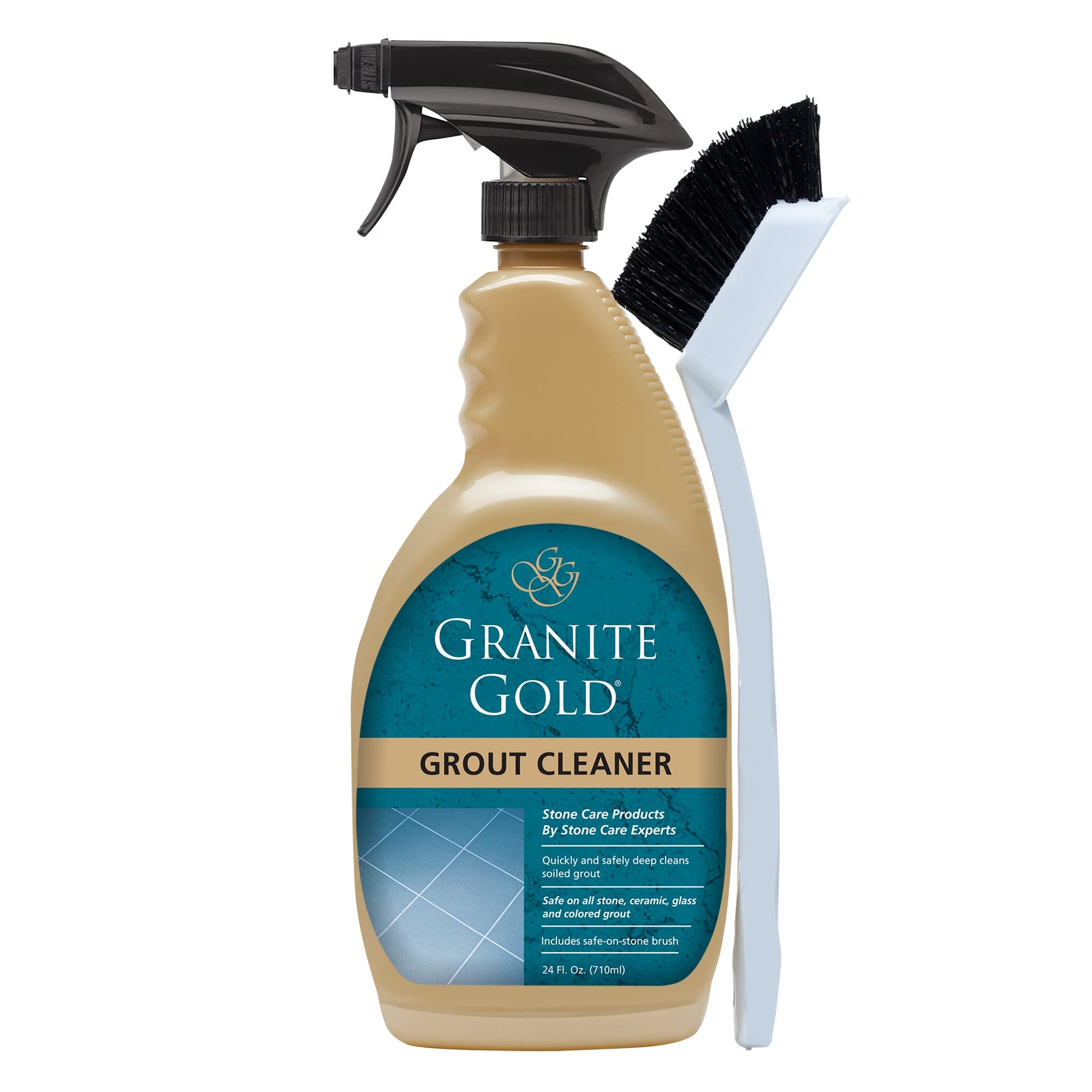 Grout Cleaner Granite Gold Spray Com Pincel 710 Ml