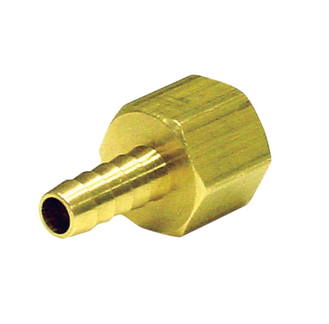 Adaptador De Latão Homeplus+ 1/4 Polegadas D X 1/4 Polegadas D Hose Barb