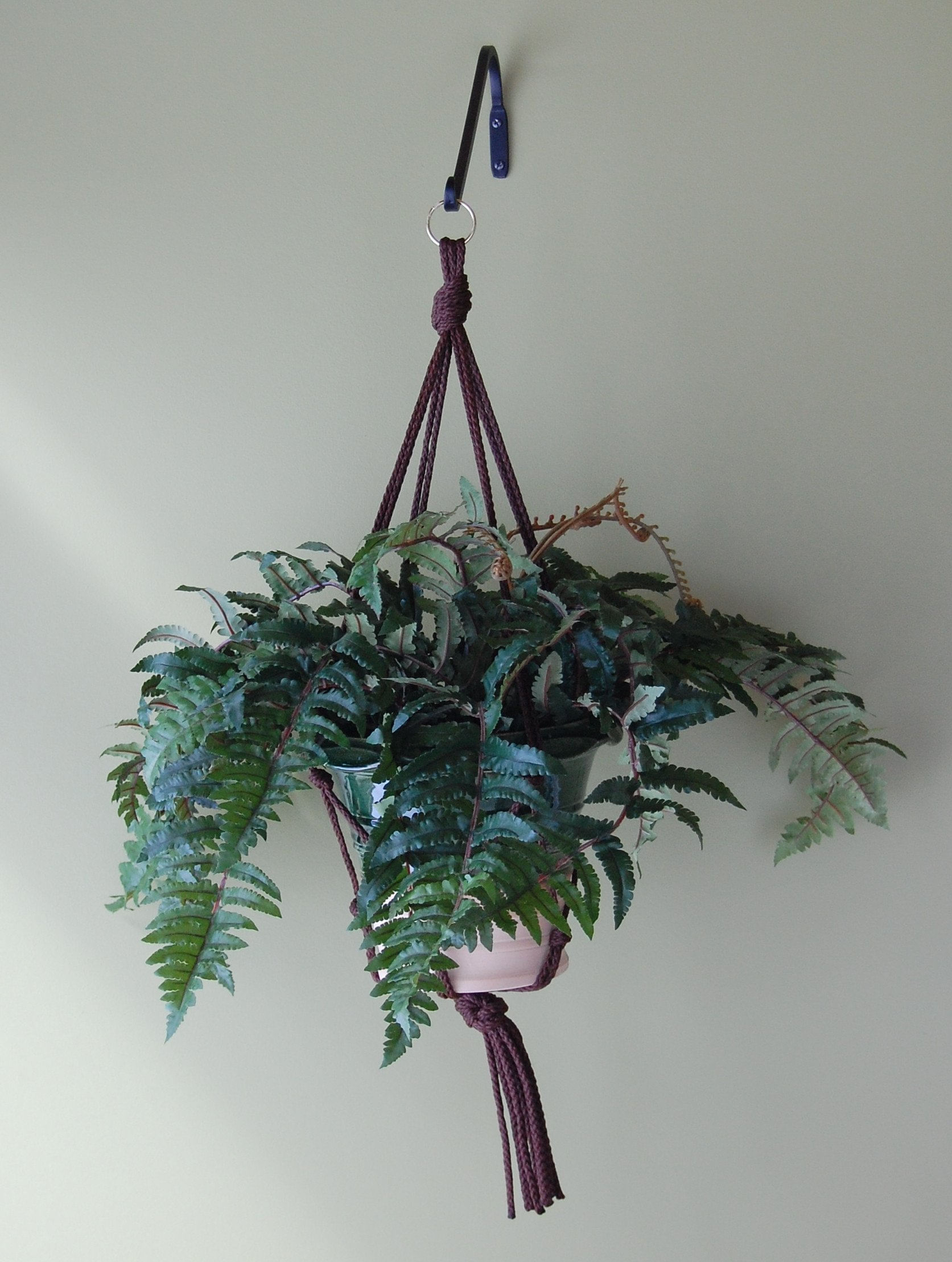 Planter Primitive Planters Macramé Plant Hanger 8 Cores