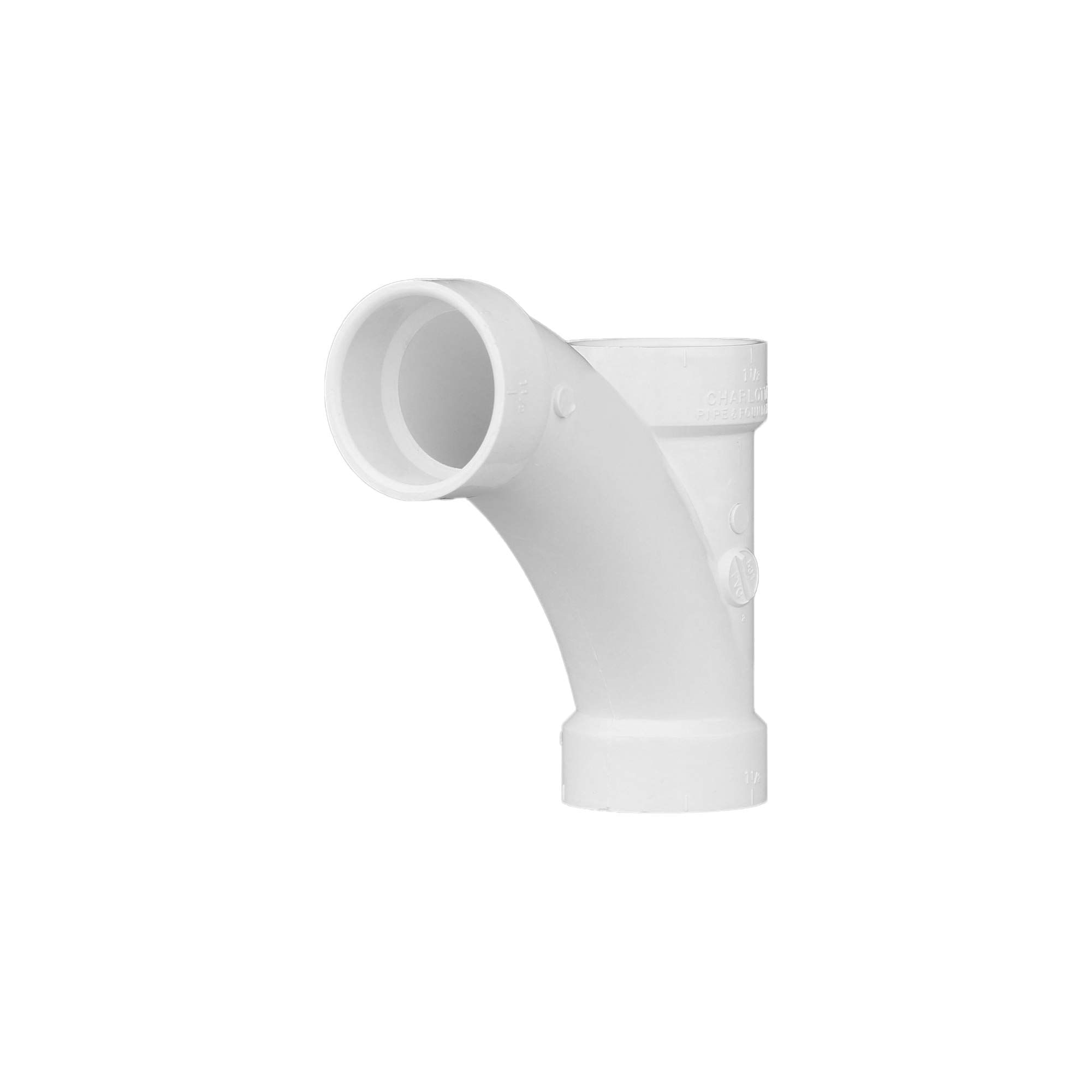 Conector De Tubería Charlotte Pipe 1.5 Dwv Combinado En Y Y Codo